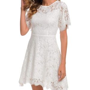 White Lace Dress